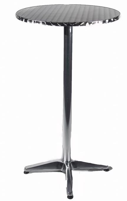 Stainless Steel Poseur table to hire